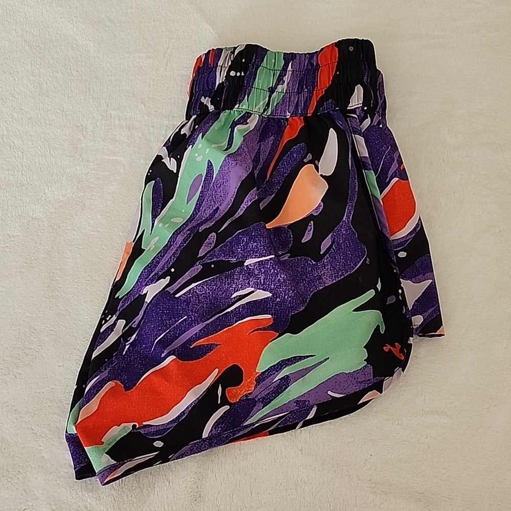 DSG Women's Athletic Shorts in Black, Purple, Mint & Red